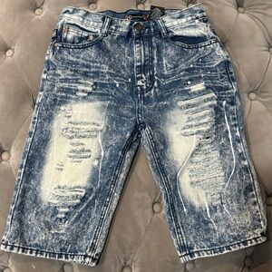 Boy’s Akademiks Acid-Wash Denim Jeans in Blue